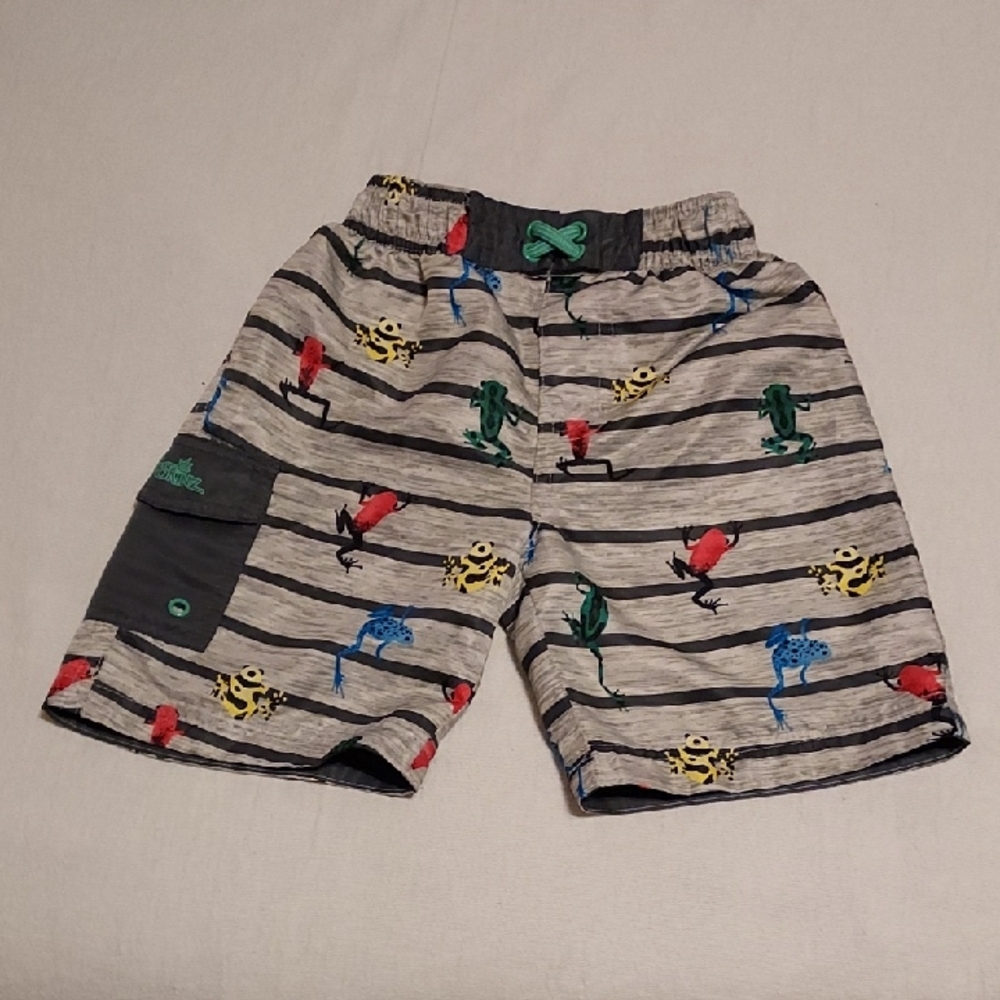 Colorful Kids' Swim Shorts with Animal Print